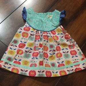 Matilda Jane apple flutter top